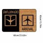 Preview: Airplane arrival and departure doormat